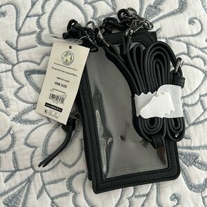 Small satchel black never been used new with tags